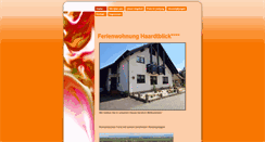 Desktop Screenshot of ferienwohnunghaardtblick.de